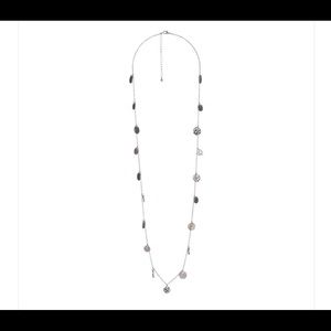 Bancroft Long Silver Necklace